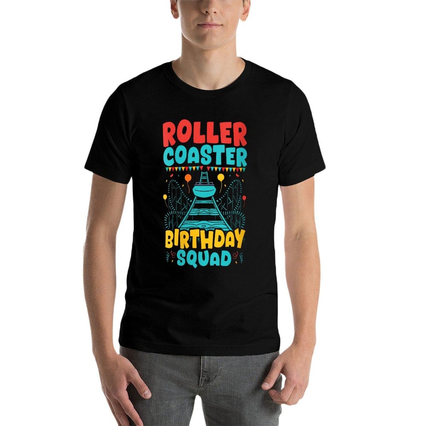 Womens Kids Roller Coaster Crew Roller Coaster Birthday Eco-friendly Material T-Shirt