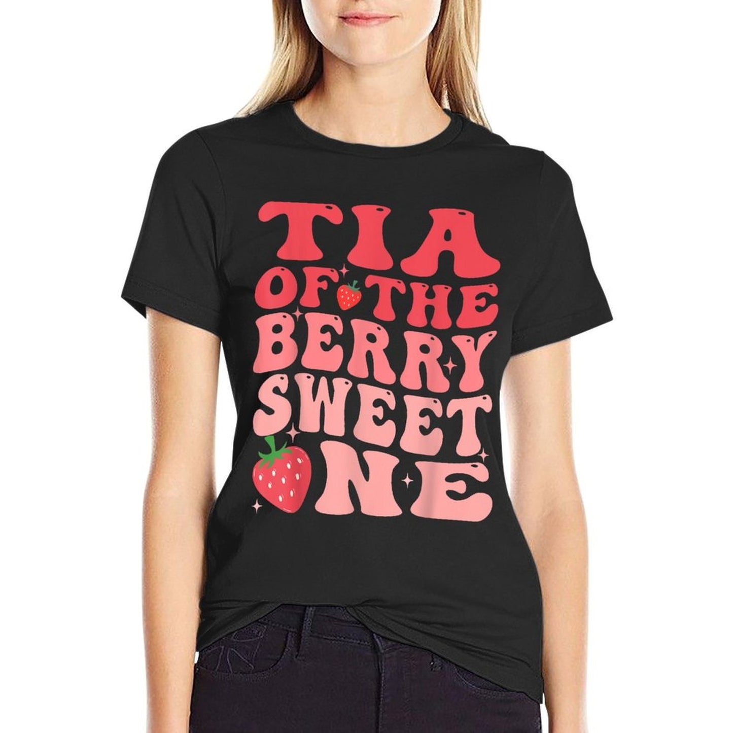 Tia Of The Berry Sweet One 1st Birthday Strawberry Classic T-Shirt