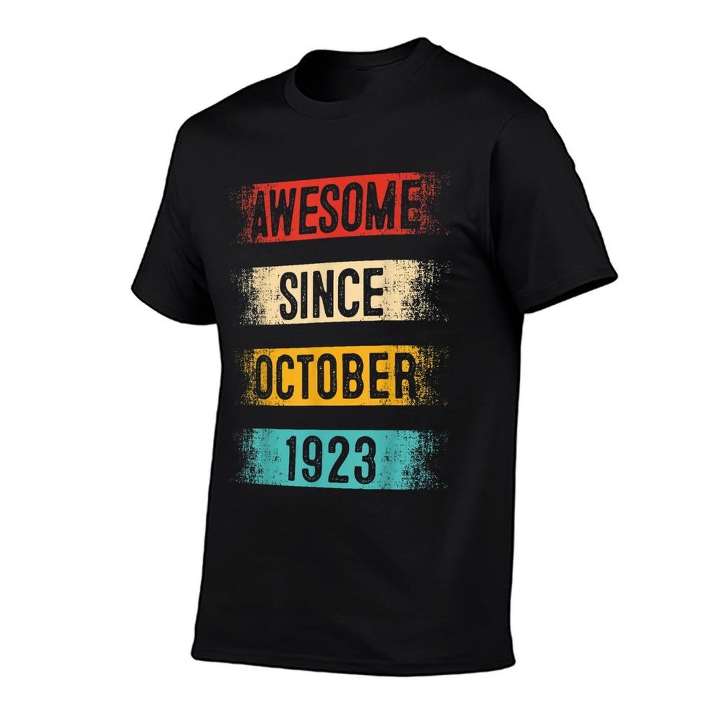 100 Year Old Awesome Since October 1923 100th Birthday Slim-fit Cut T-Shirt