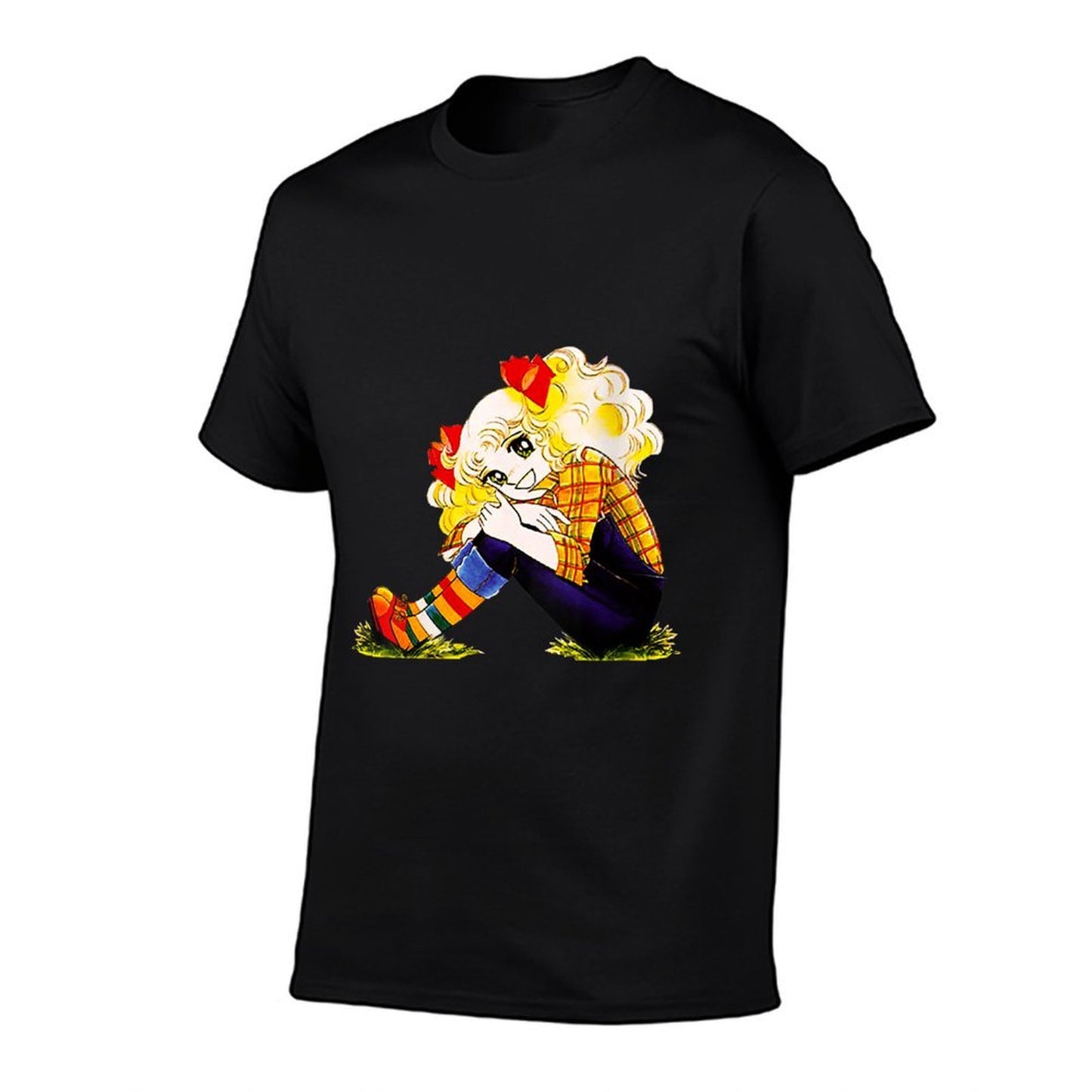 Womens Japanese Candy Retro Vintage 80s Streetwear Anime Manga Trendy Pattern T-Shirt