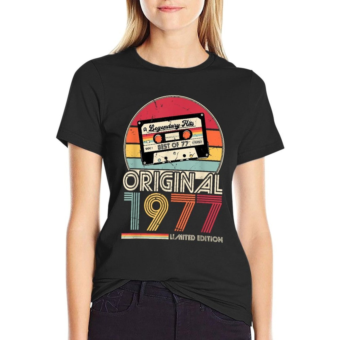 1977 Vintage Birthday Retro Limited Edition Men Woman Versatile T-Shirt