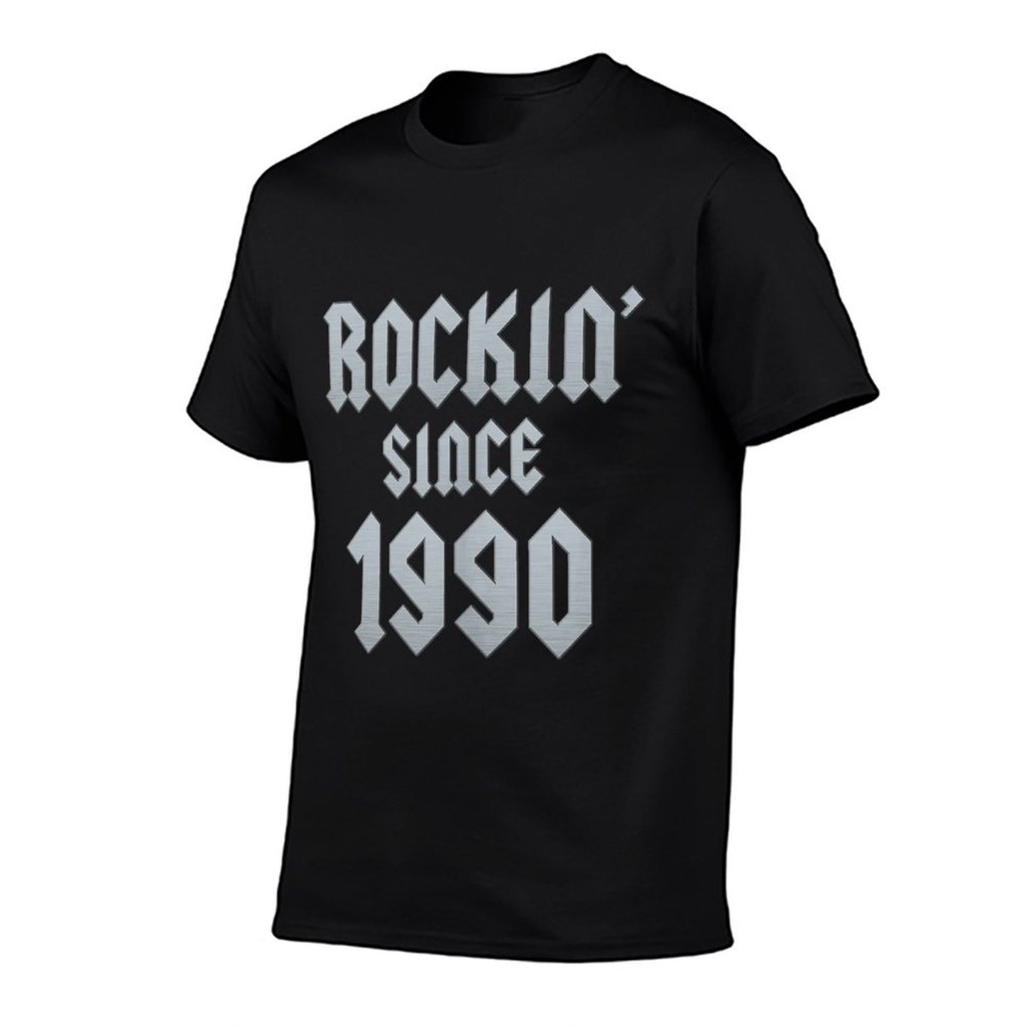 35 Year Old Rockin' Since 1990 35th Birthday Fade-proof Color T-Shirt