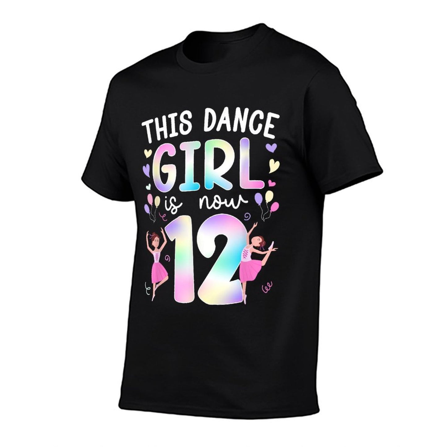 12th Birthday Dance Girl Twelve Year Old Dancer Birthday Affordable Price T-Shirt