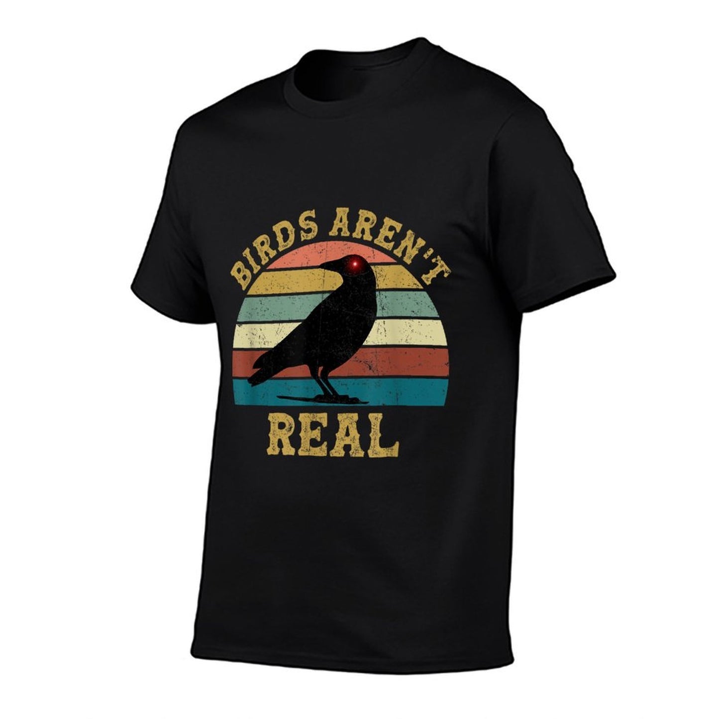 Vintage Birds Arent Real Movement If It Flies It Spies Lightweight T-Shirt