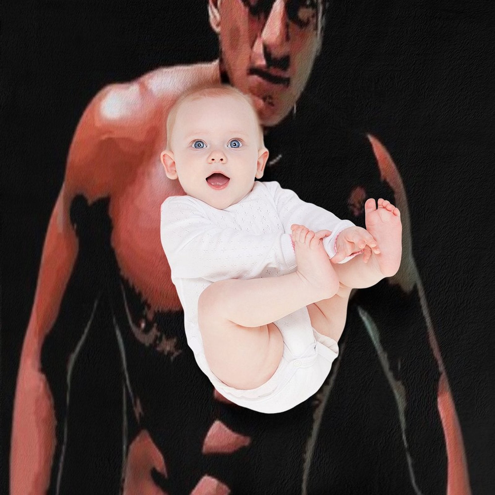 Peter Andre Certified 90s Thirst Trap Machine-washable Throw Blanket