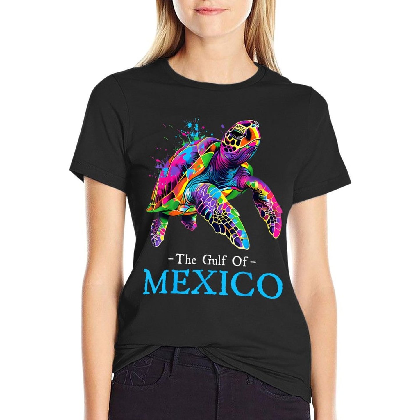 Sea Turtle The Gulf of Mexico Forever El Golfo De México Relaxed-fit T-Shirt