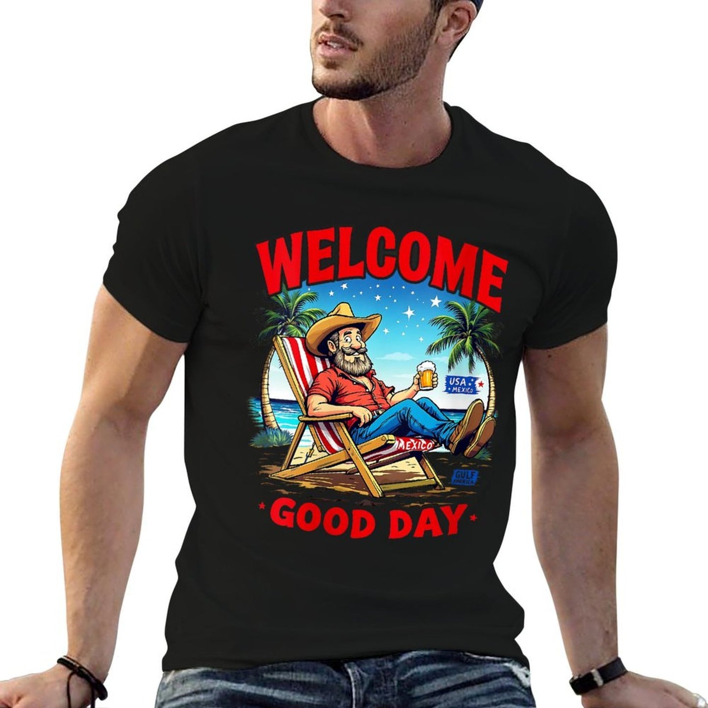 Womens Mexico Gulf America USA American America Men Women Kids Polyester Blend T-Shirt