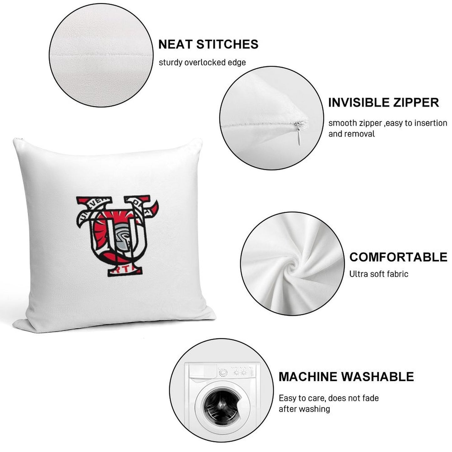 Spartans Soft Ultra-Soft Texture Throw Pillow