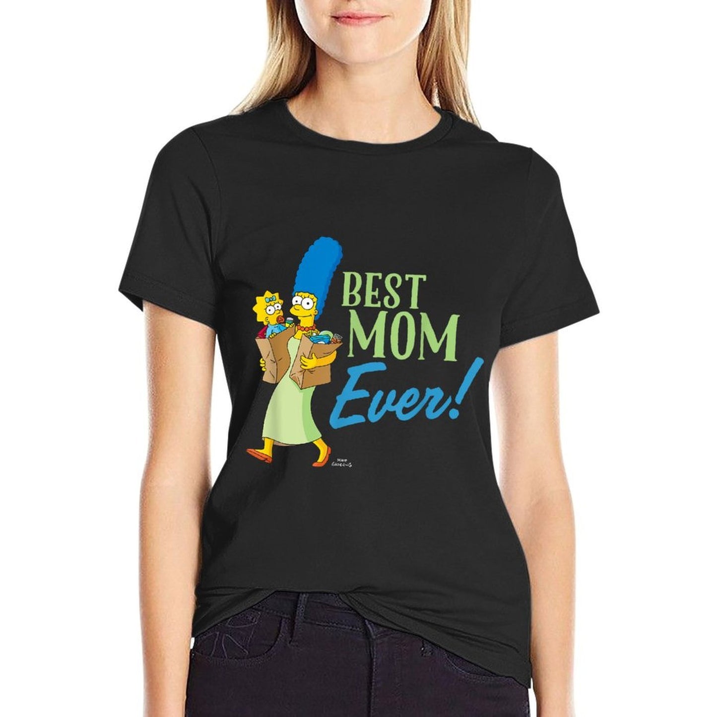 The Simpsons Marge Simpson Best Mom Ever Wrinkle-resistant T-Shirt