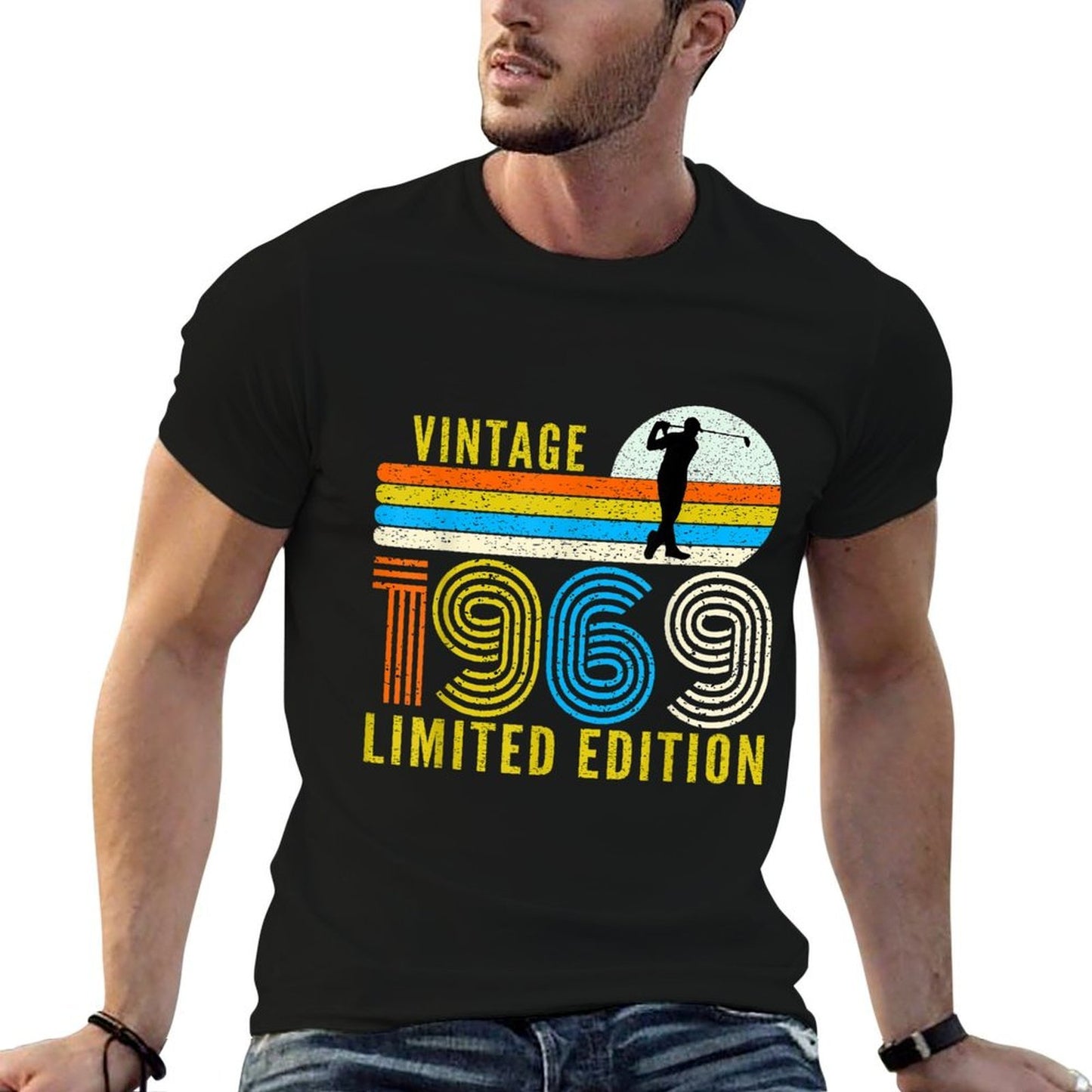 Vintage 1969 50th Birthday Golf 50 Year Old Gift Durable T-Shirt