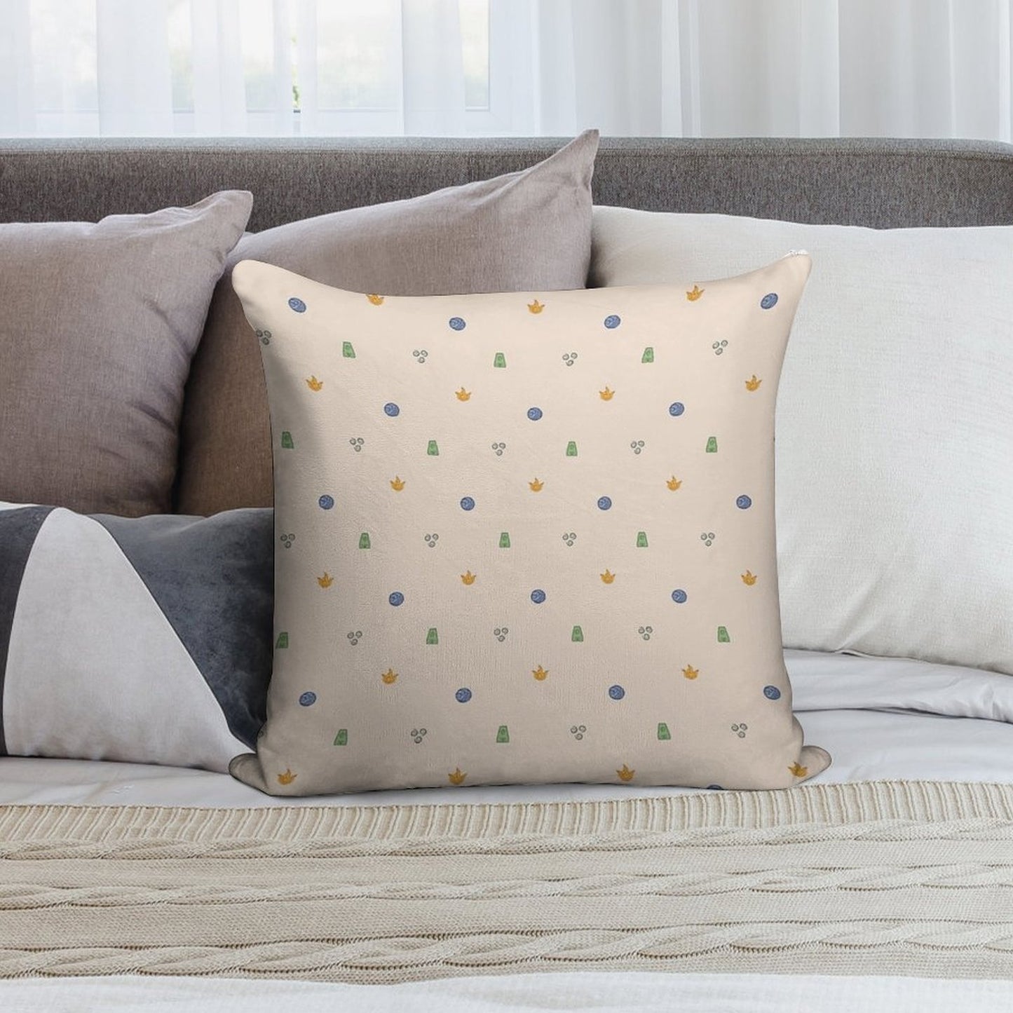 Avatar The Last Airbender Elements Soft Washable Throw Pillow