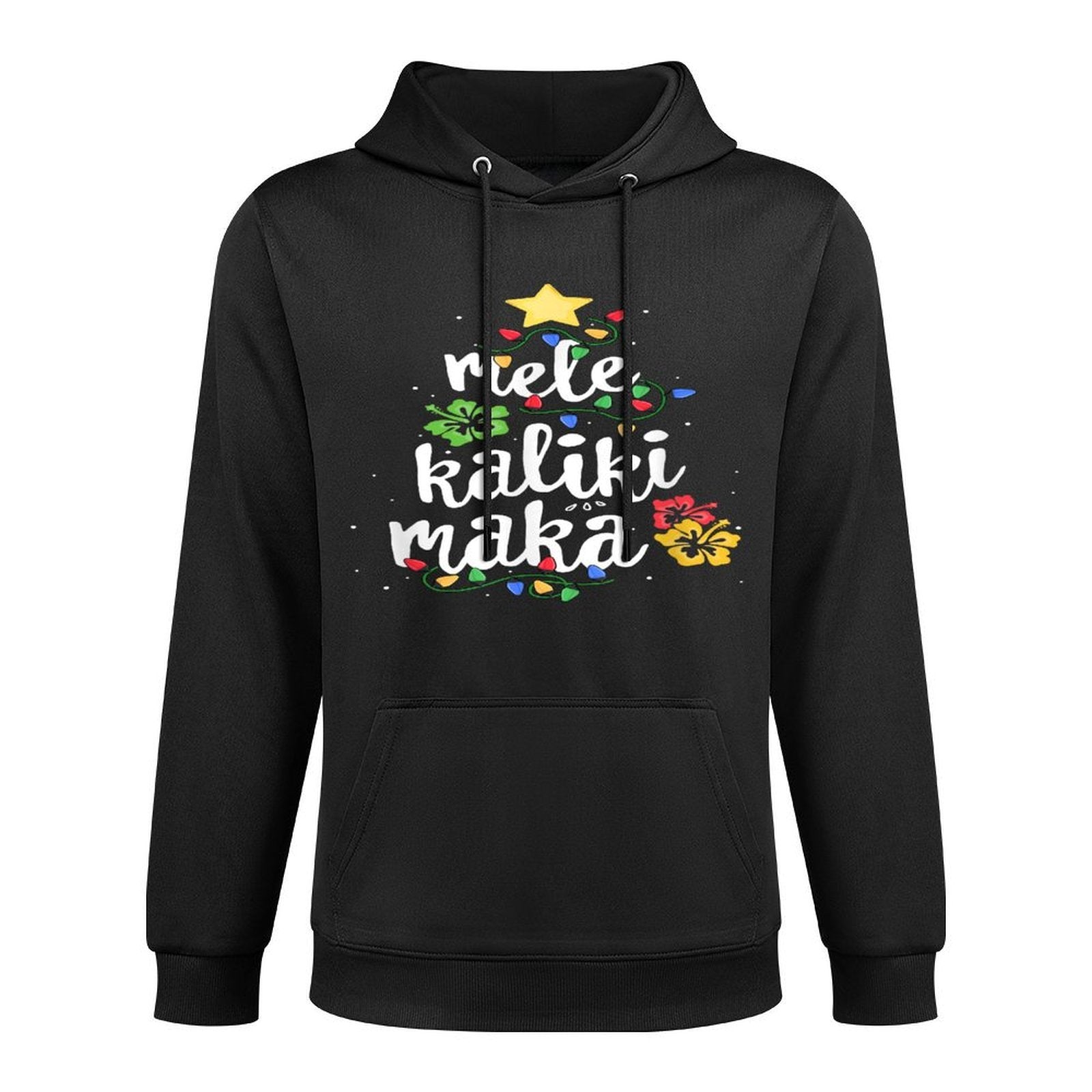 Mele Kalikimaka For Women Hawaiian Hawaii Christmas Customizable Surface Hoodie
