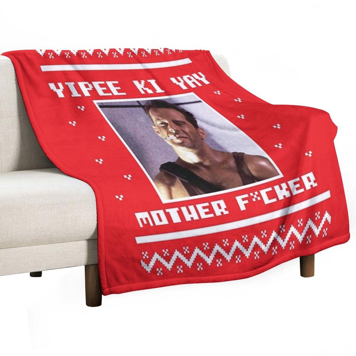 Yippee Ki Yay All-season Throw Blanket