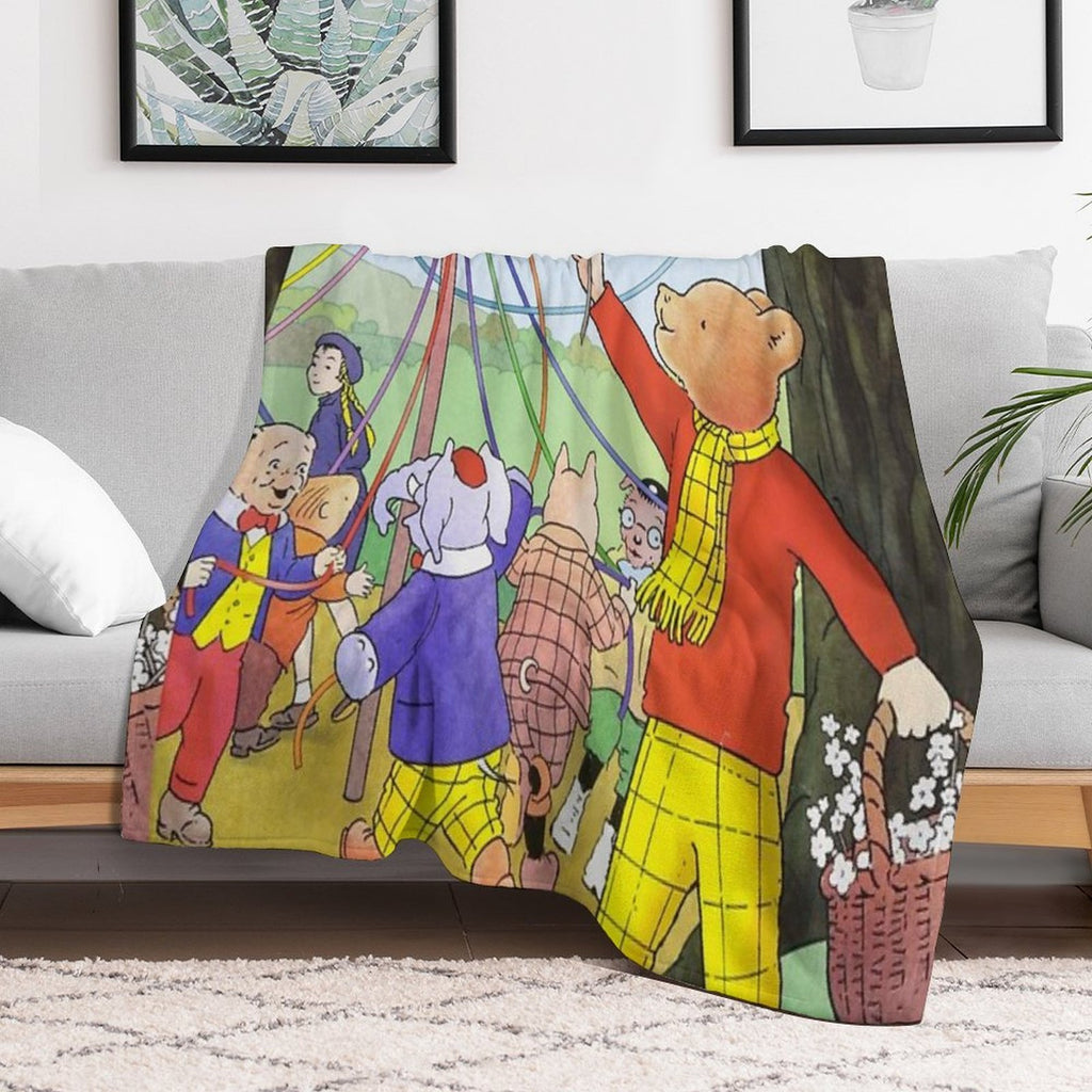 Rupert Bear Wrinkle-free Throw Blanket
