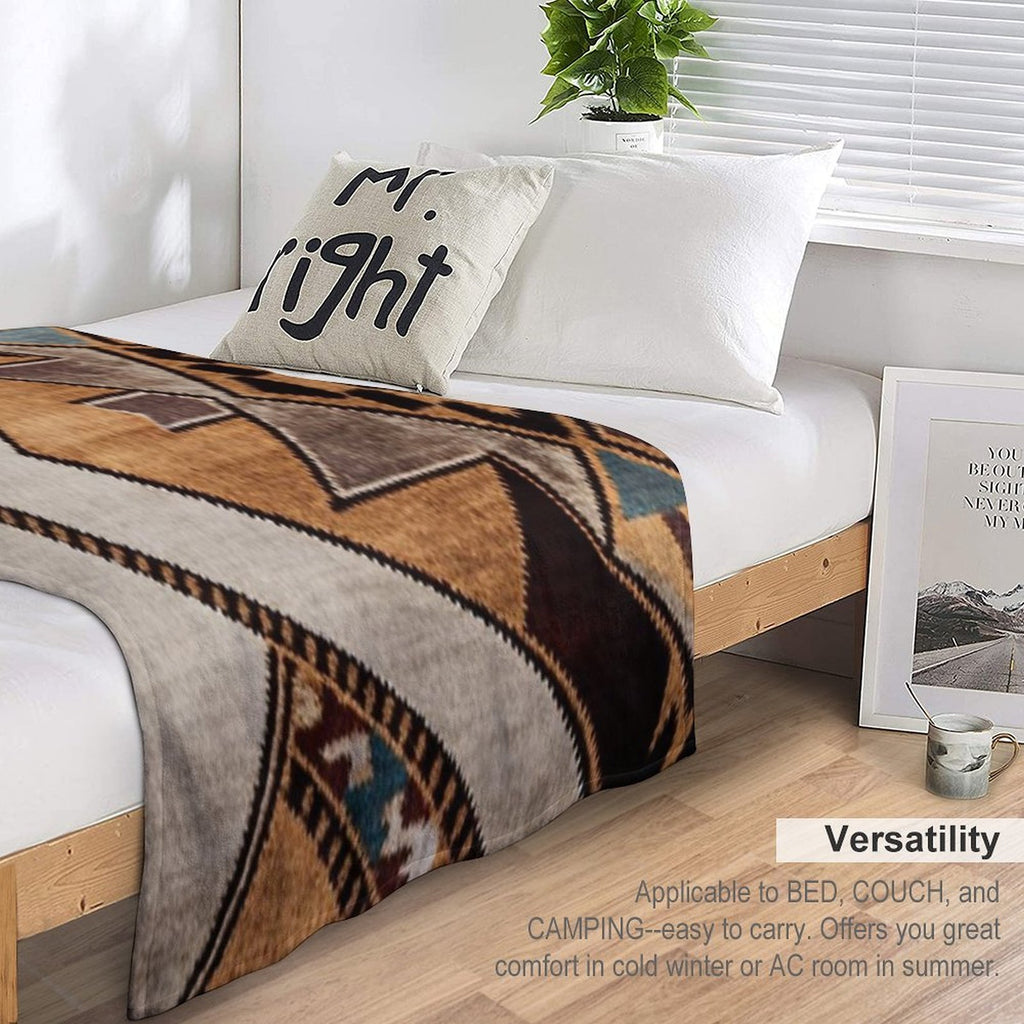 Rustic Southwestern Charm All-season Throw Blanket
