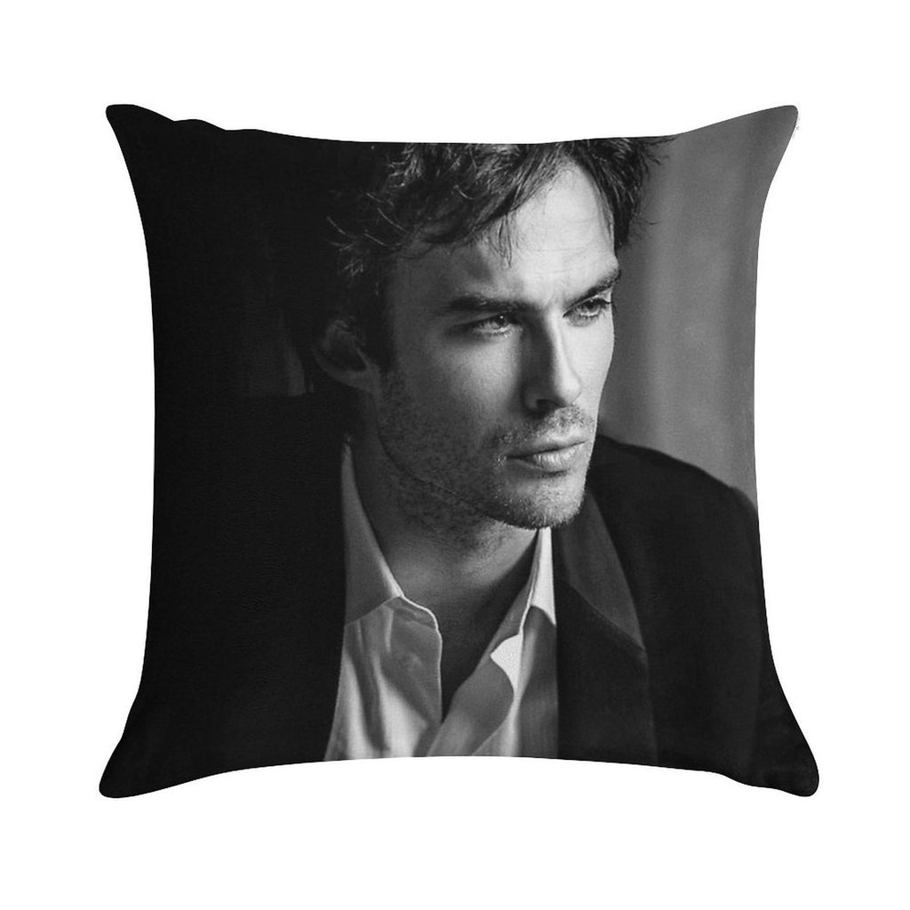 Ian Somerhalder Soft Reinforced Edging Throw Pillow