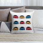 MANY FACES OF MIATA Soft Home Decor Throw Pillow