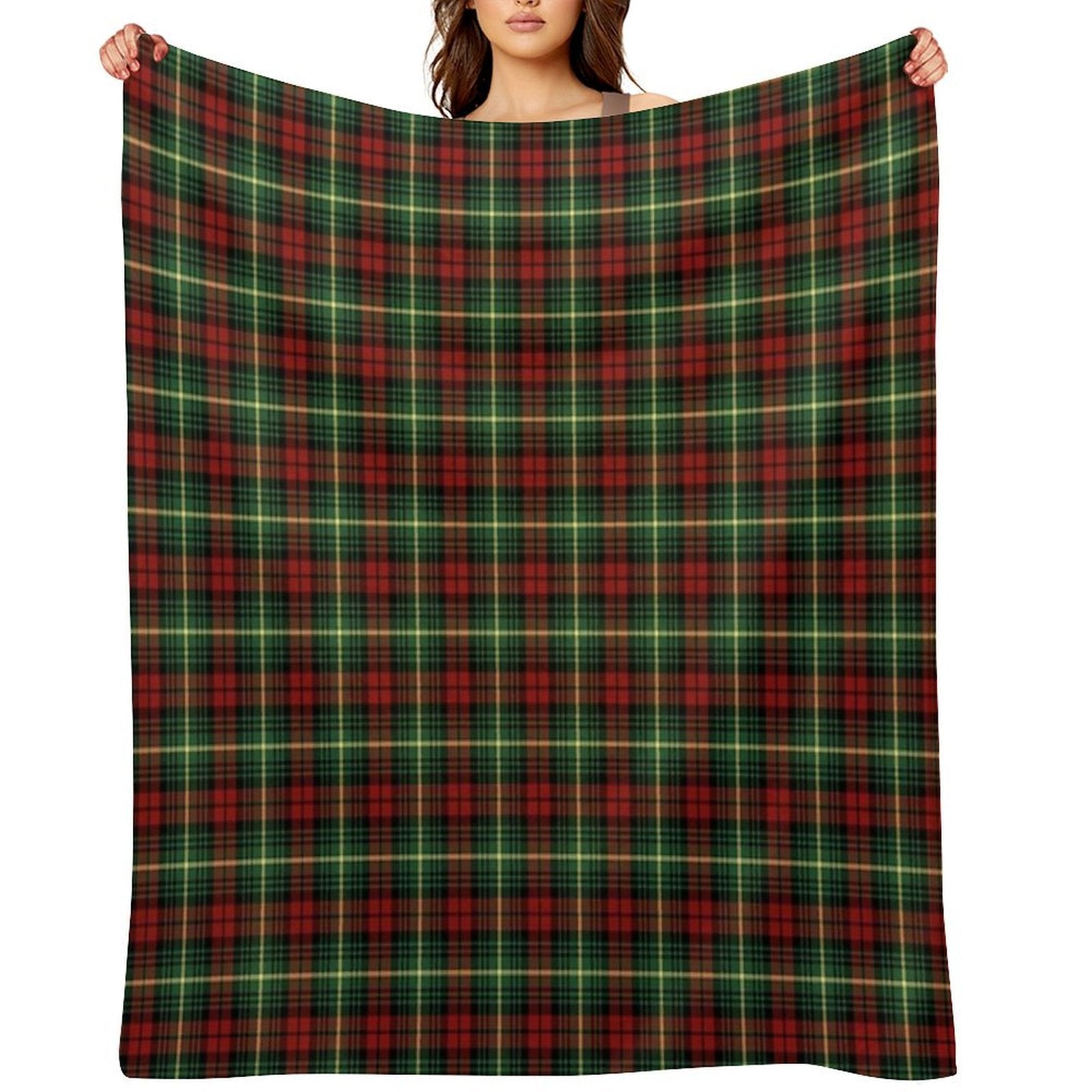 Clan Martin Tartan Quick-dry Throw Blanket