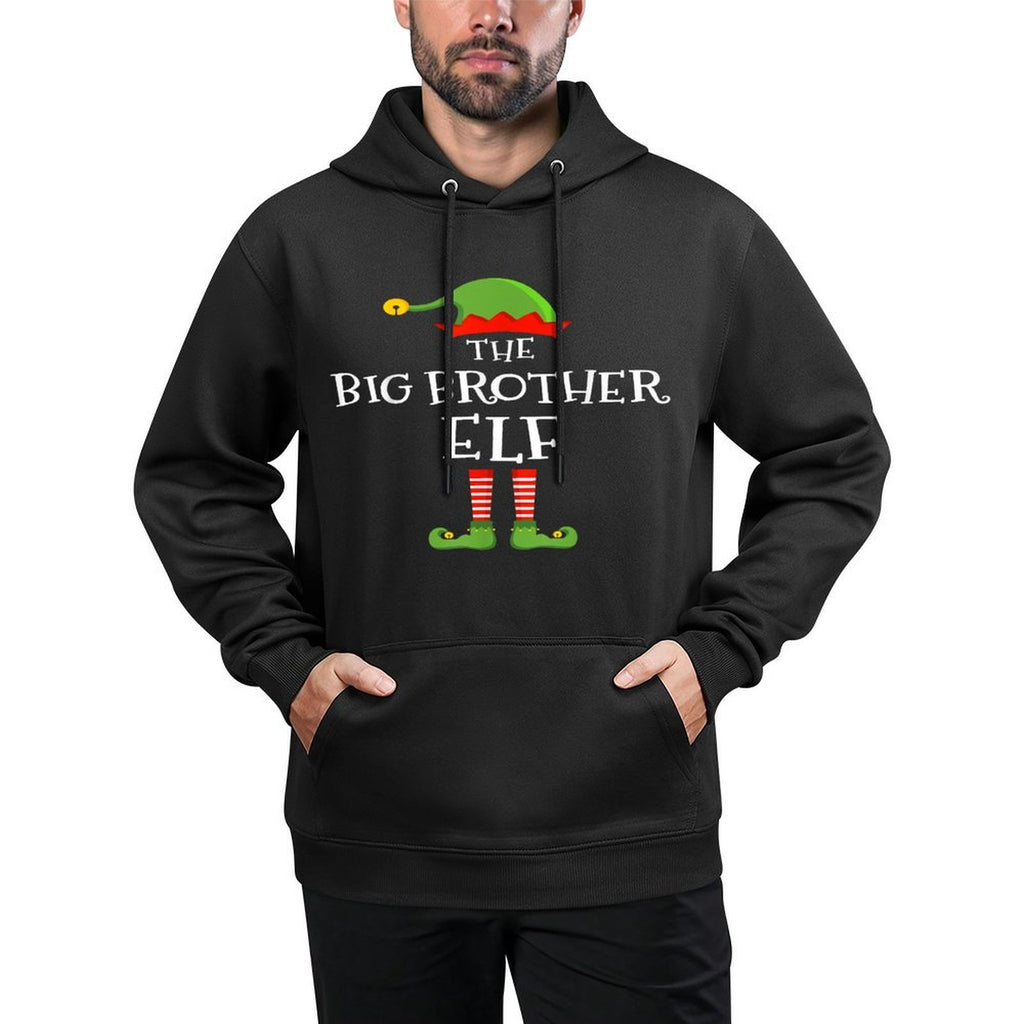 The Big Brother Elf Funny Christmas Matching Family Pajama Colorfast Hoodie