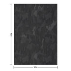Graphic Camo Dark Grey Shrink-resistant Throw Blanket