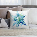 Starfish Waters II Soft Skin-Friendly Throw Pillow
