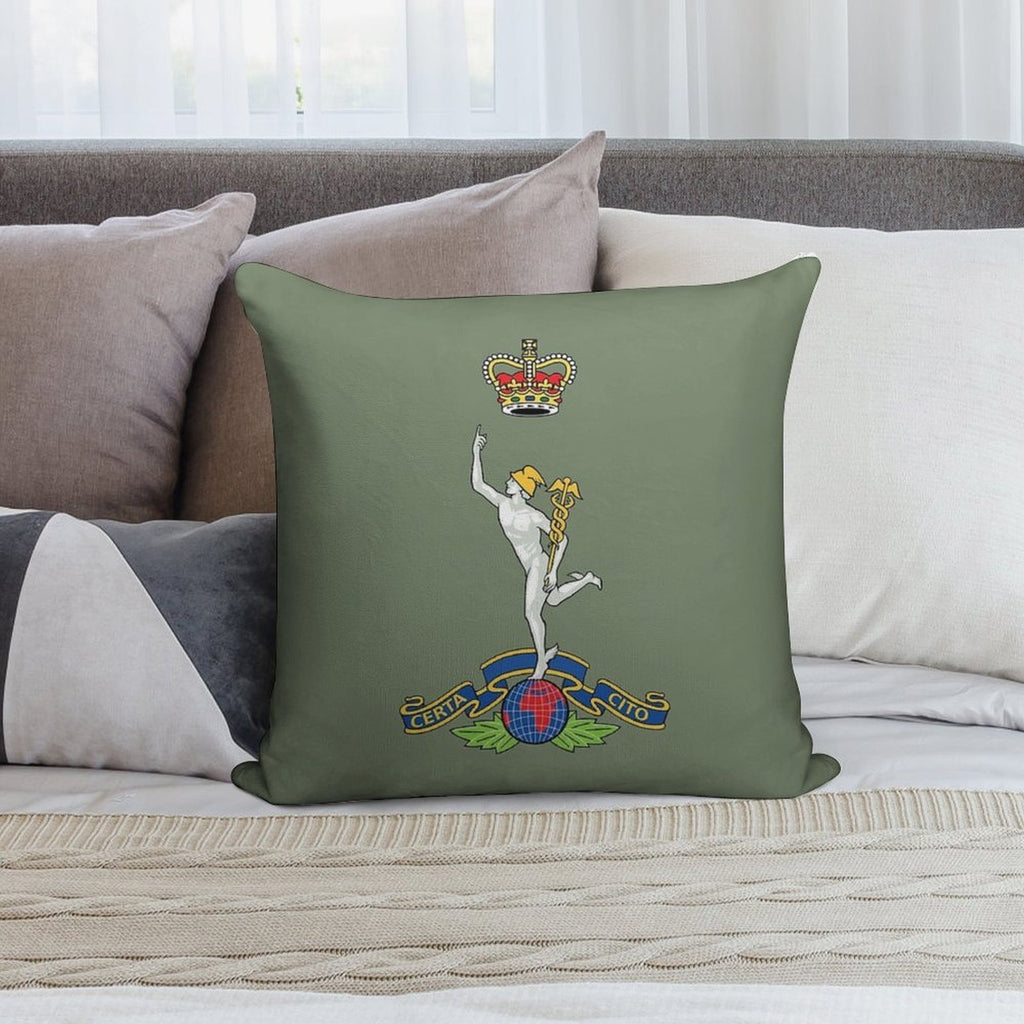 Royal Corps of Signals - British Army Soft Gift Ready Throw Pillow