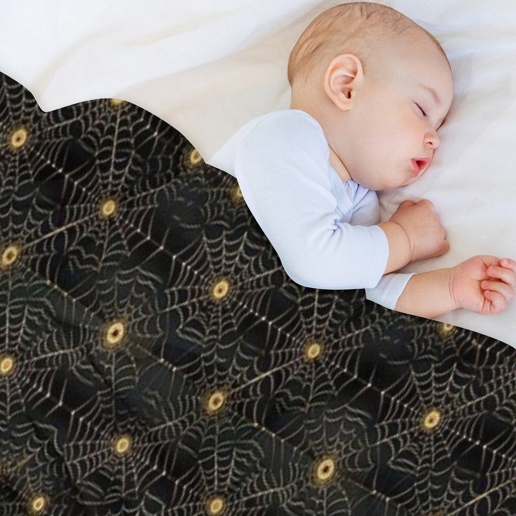 Pattern with A Modern Design Reminiscent of Spider Webs Lightweight Throw Blanket