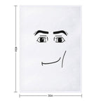 Rob Man Face Lightweight Throw Blanket