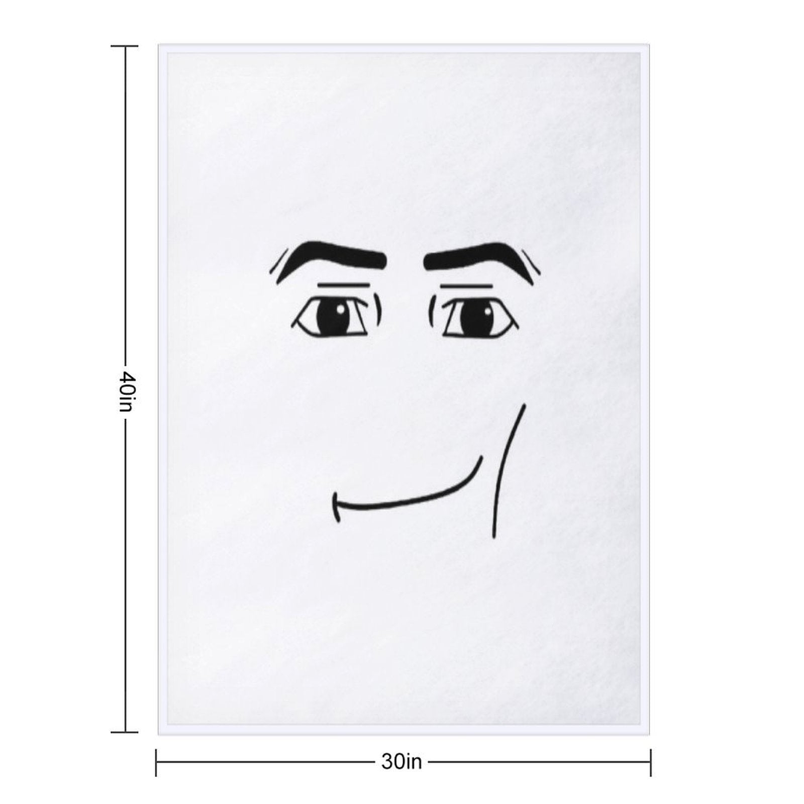 Rob Man Face Lightweight Throw Blanket