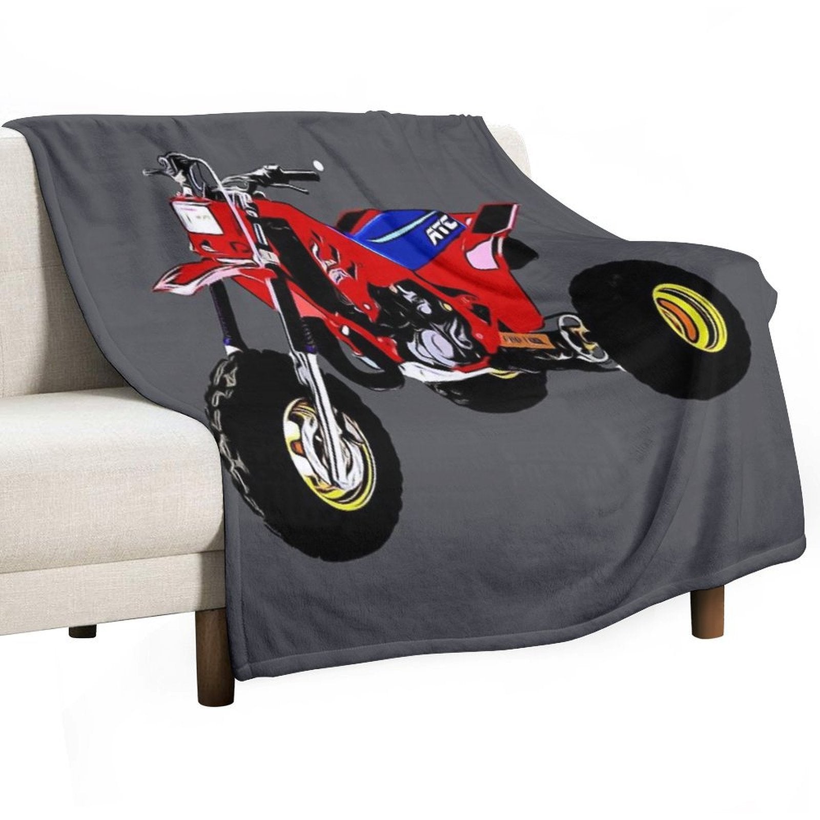 1986 ATC 250R Travel-friendly Throw Blanket