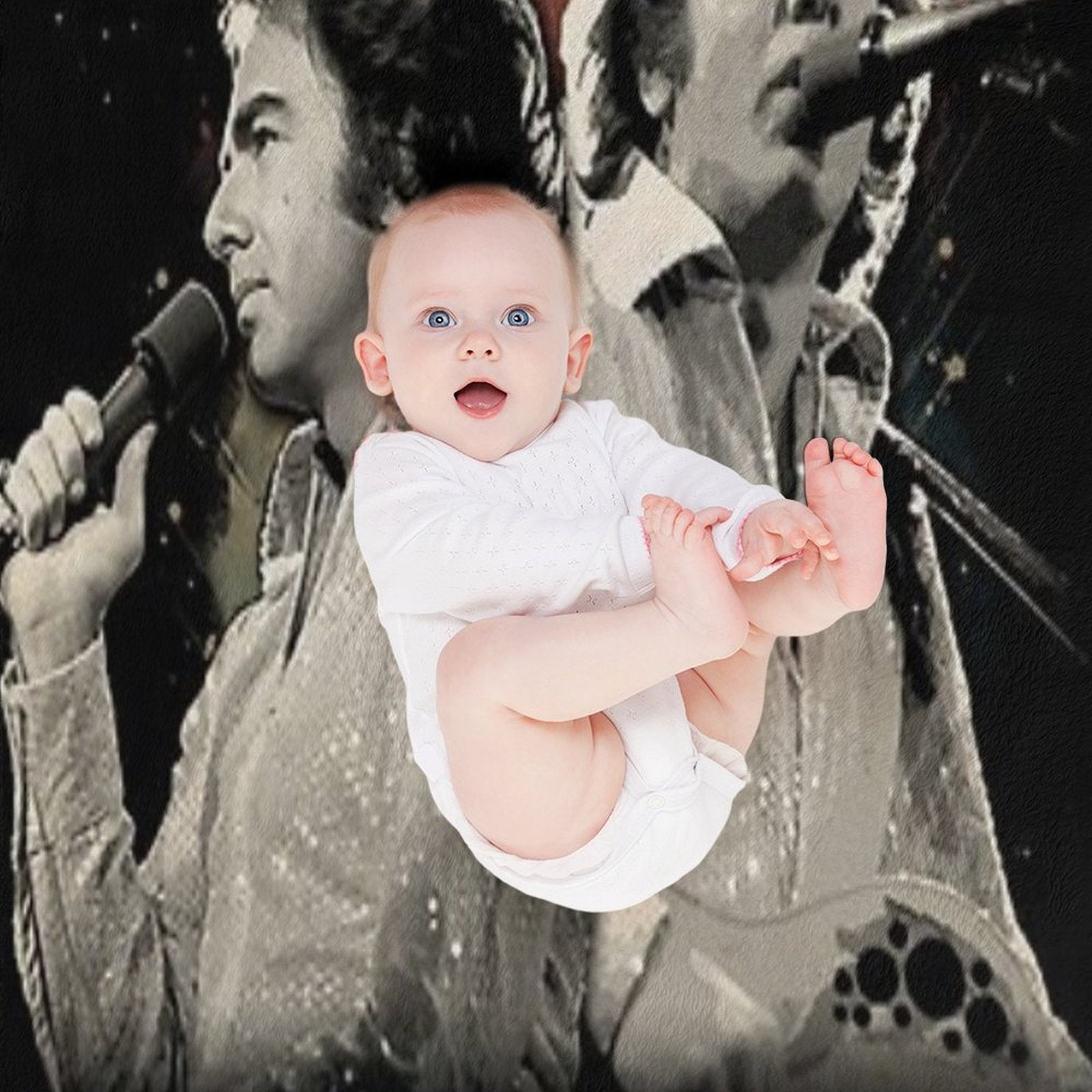 Classic Photo  Country Music Anti-pilling Throw Blanket