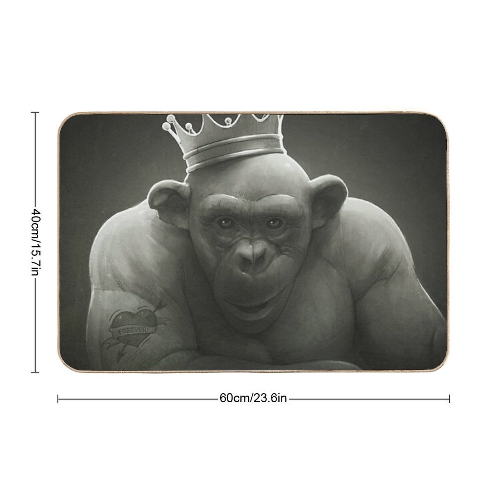 King  Toxin-Free Bath Mat