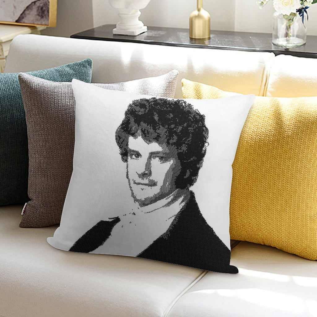 Mr Darcy Soft Easy Maintenance Throw Pillow