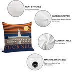 Bucknell Sunset Soft Washable Throw Pillow