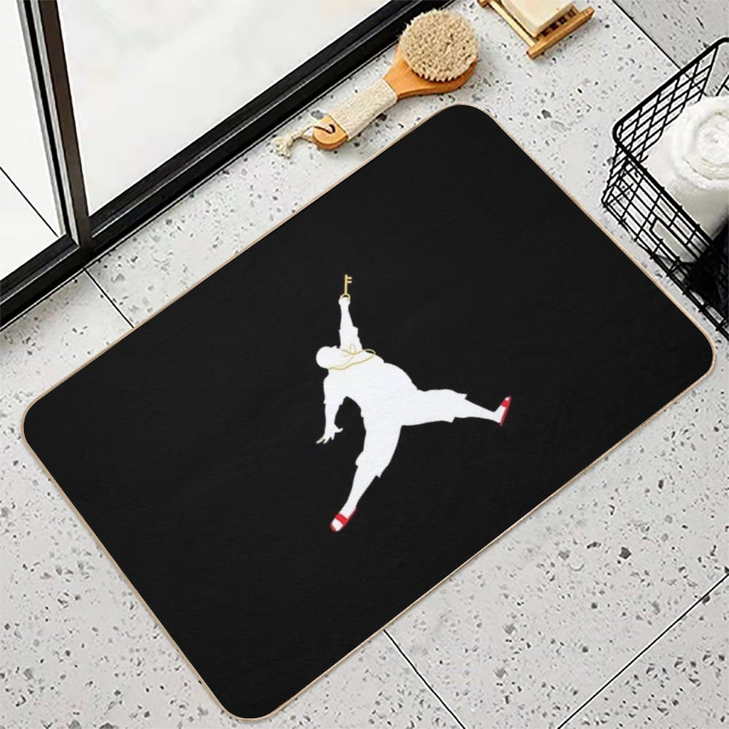 Dance Fat Black  Anti-Trip Bath Mat
