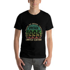 30 Year Old Gifts Vintage 1995 Limited Edition 30th Birthday  High-quality Stitching T-Shirt