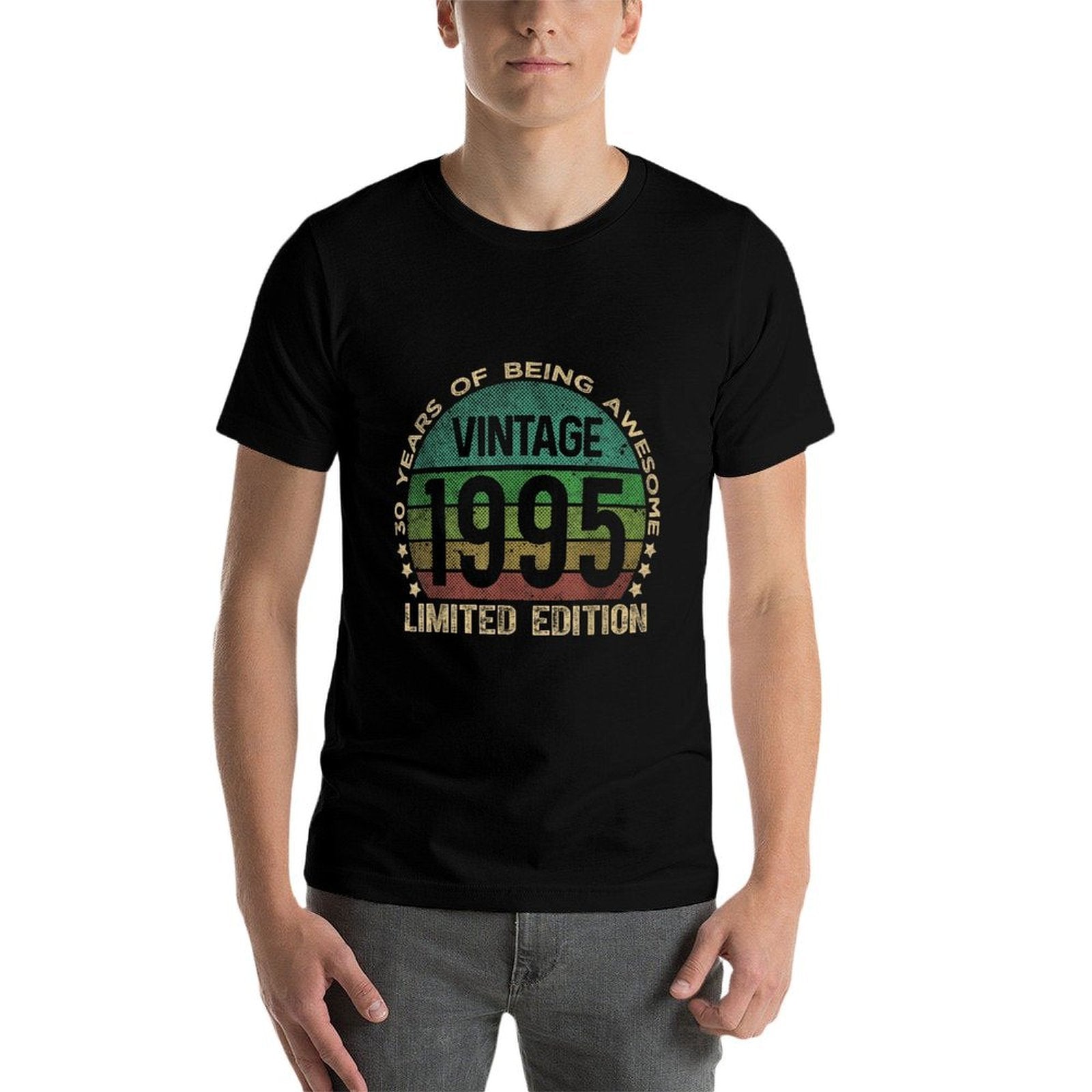 30 Year Old Gifts Vintage 1995 Limited Edition 30th Birthday  High-quality Stitching T-Shirt