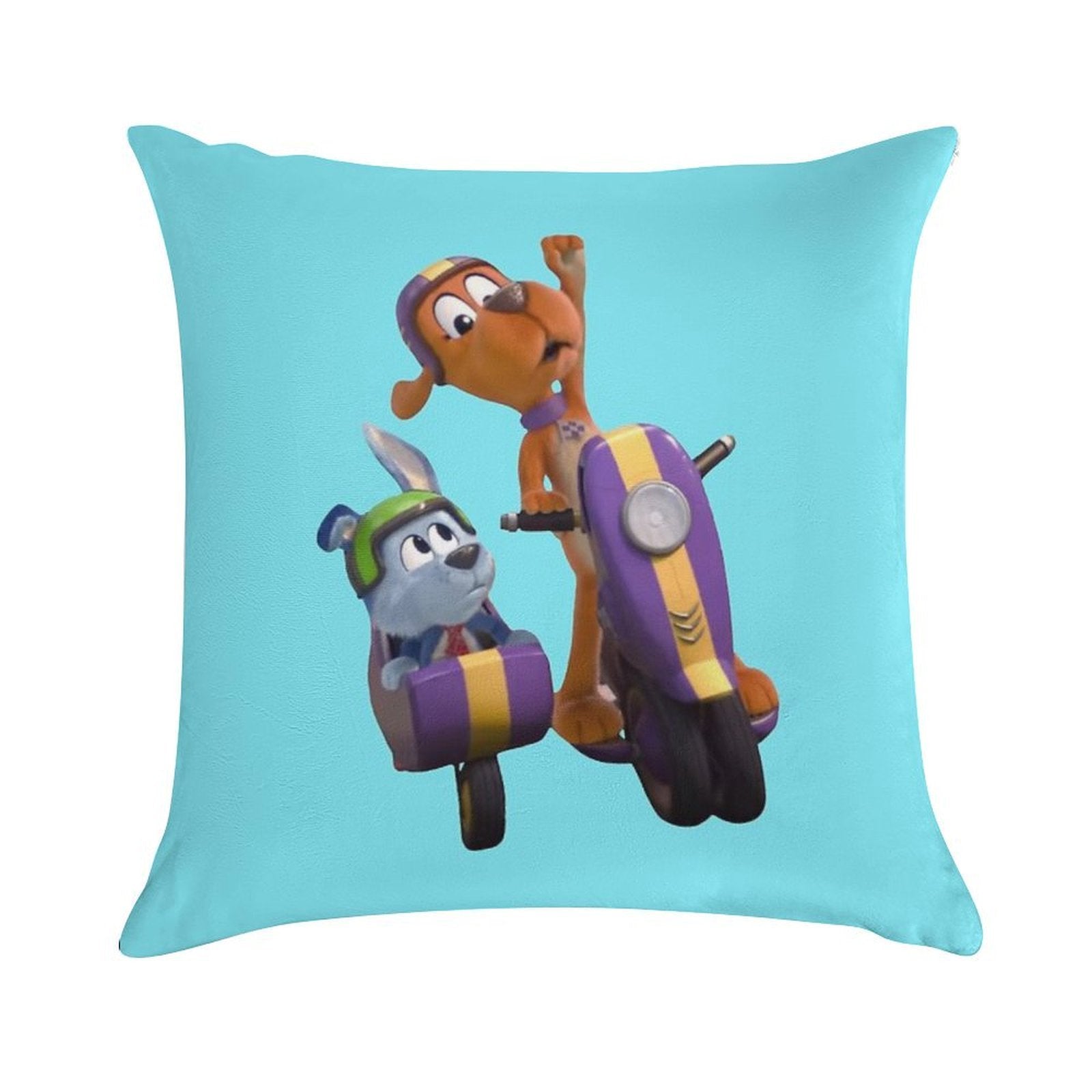 Go Dog Go Show Soft Fade-Resistant Throw Pillow