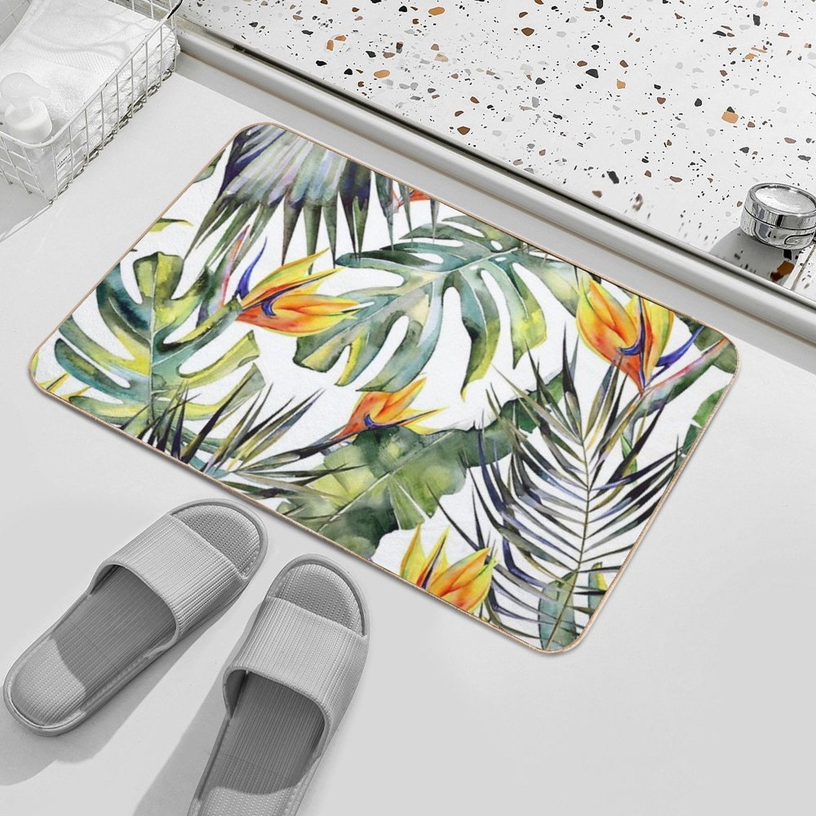 TROPICAL GARDEN  Multi-Purpose Bath Mat