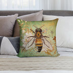 Honey Bee True Soft Hidden Zipper Throw Pillow