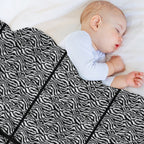 Zebra Allover Print Phone Case Easy Care Throw Blanket