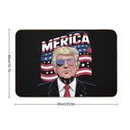 Donald Trump Won Elections 2024 'Merica USA Flag Sunglass Durable Bath Mat