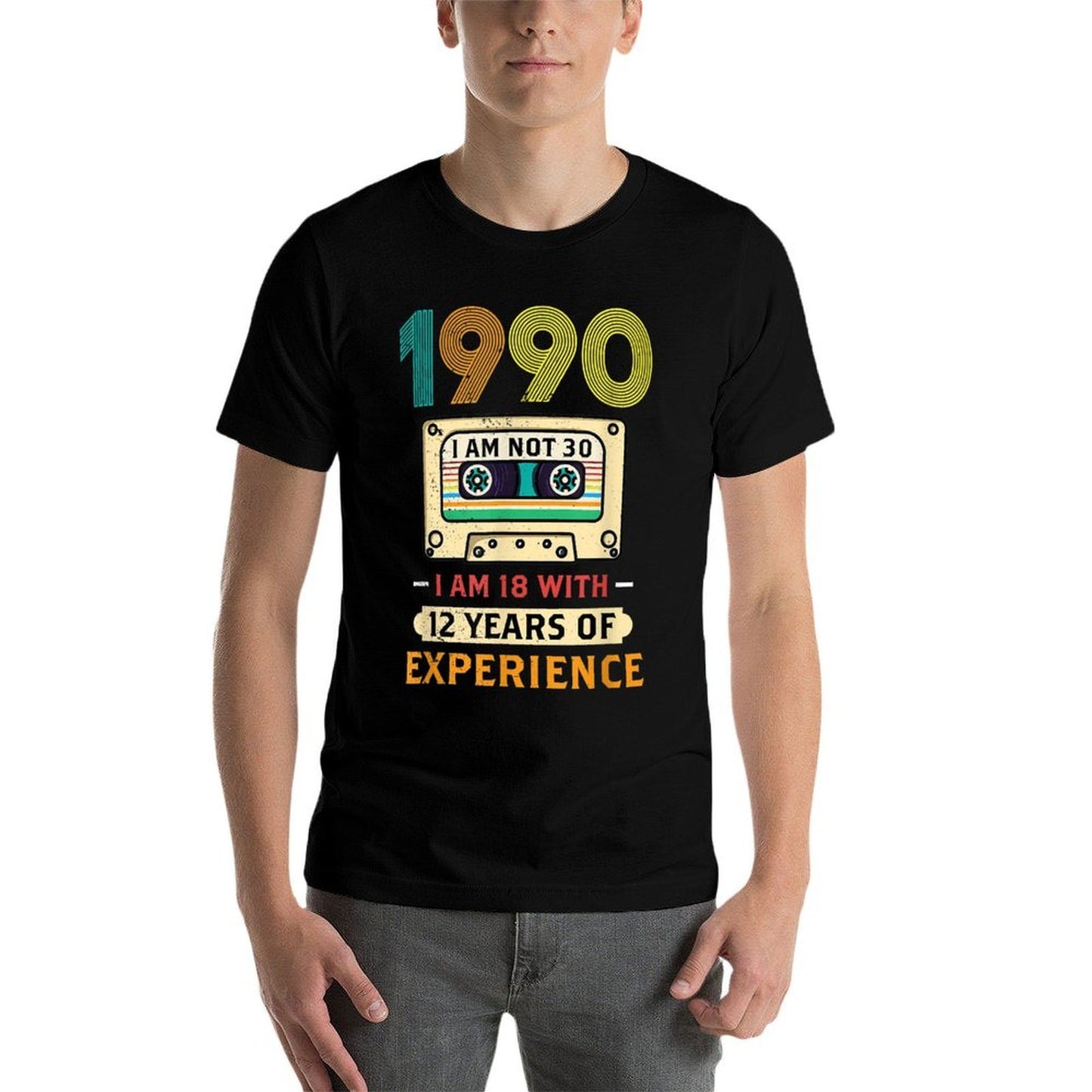 18 With 12 Years Of Experience 30Th Birthday  Vintage-inspired T-Shirt