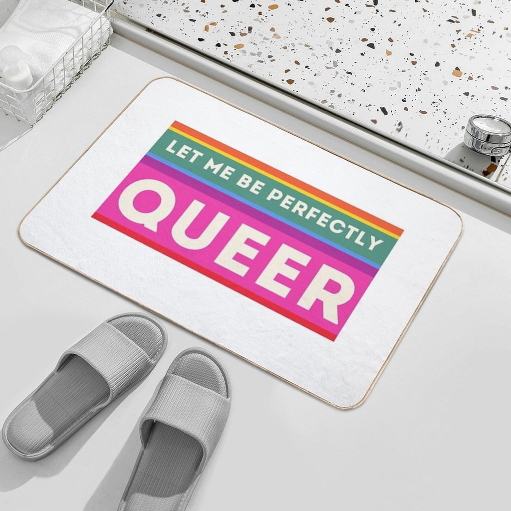 Queer Humour  Fade-Resistant Bath Mat