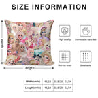 Trixie Mattel Collage Soft Luxury Feel Throw Pillow