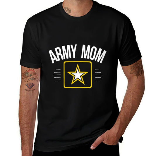 Womens Army Mom  Trendy Pattern T-Shirt