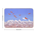 Flying Cherry Shrimp  Slip-Resistant Bath Mat