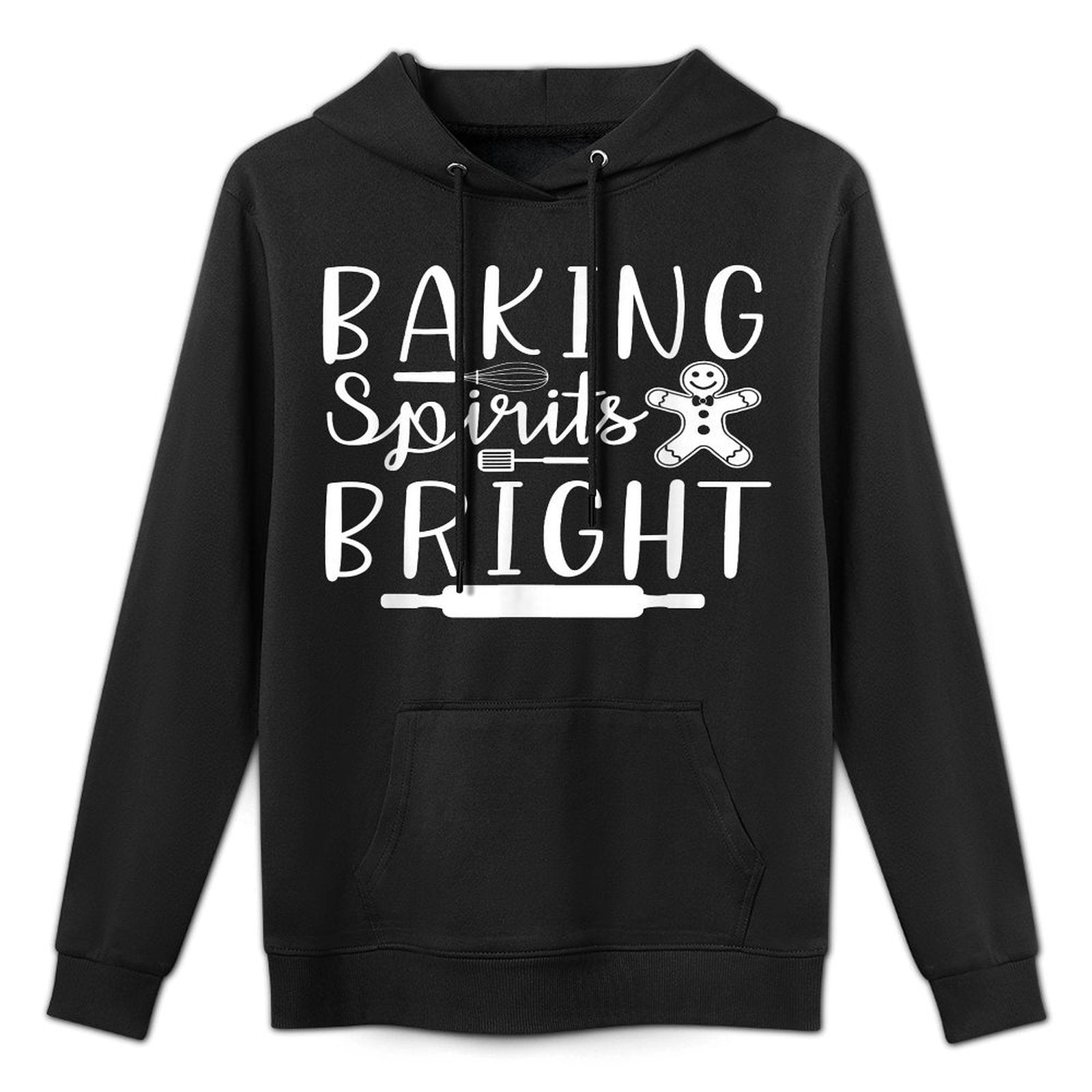 Baking Spirits Bright Holiday Family Matching Christmas Durable Construction Hoodie
