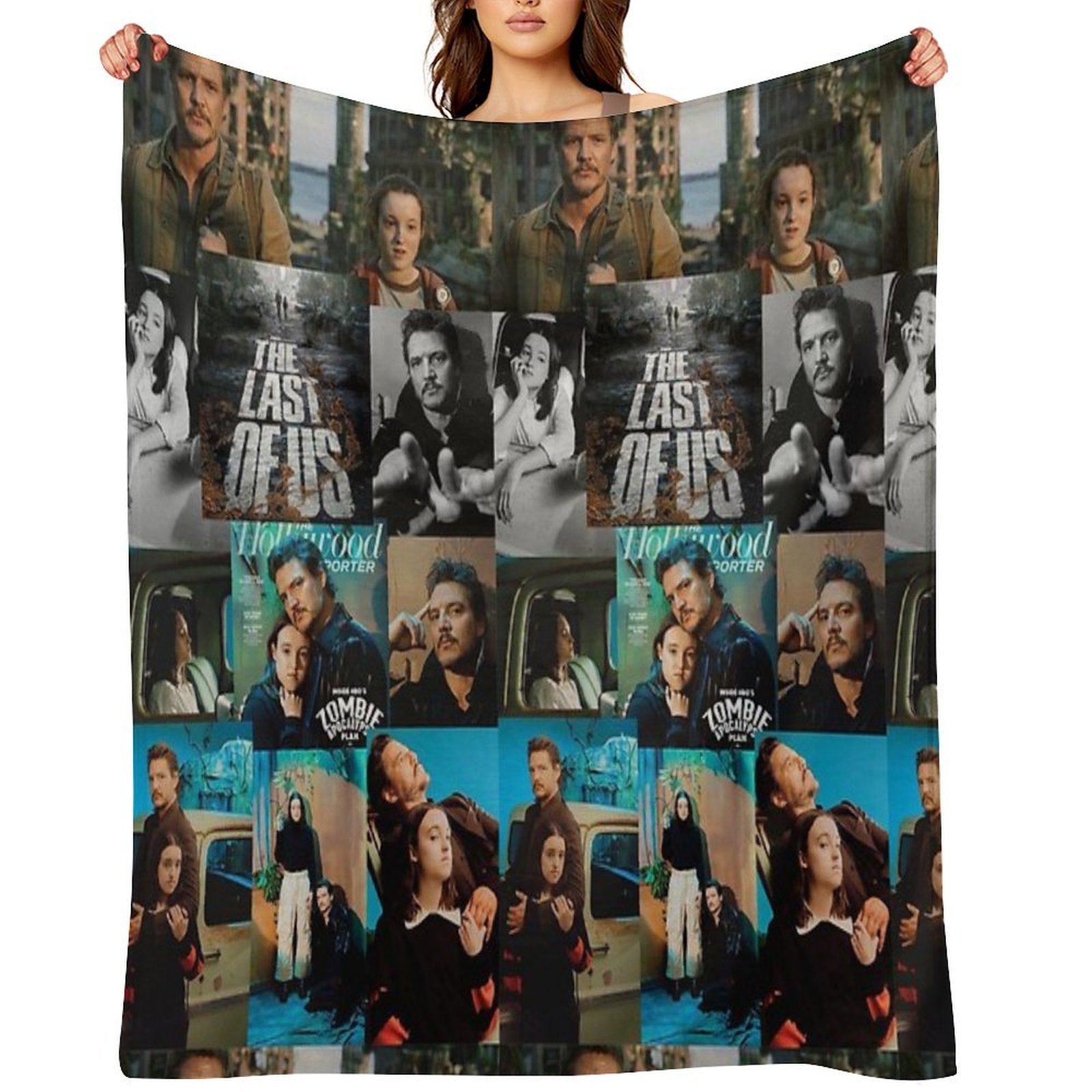 The Last of Us Joel And Ellie Family Plush Throw Blanket