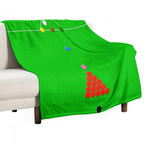 Snooker Table Graphic Print Durable Throw Blanket